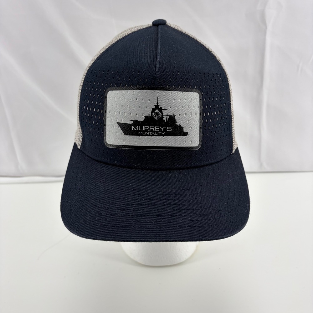 Richardson 163 Navy Murrey's Mentality Trucker Hat Mesh Snapback Mens Cap